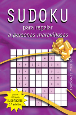 SUDOKU PARA REGALAR A PERSONAS MARAVILLOSAS