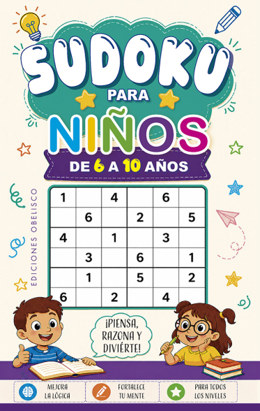 SUDOKU PARA NIÑOS de 6 a 10 años