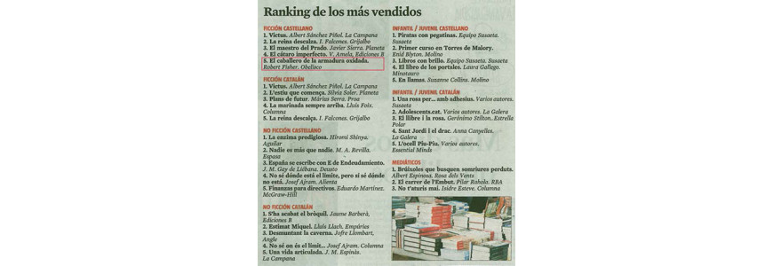 El Caballero, entre los más vendidos del Día Internacional del Libro 2013